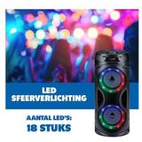 Bluetooth Speaker - RGB Licht - Draagbare Partybox - 4,5 Uur Batterijduur - 16 x 38.5 cm