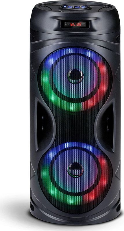 Bluetooth Speaker - RGB Licht - Draagbare Partybox - 4,5 Uur Batterijduur - 16 x 38.5 cm