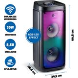 Bluetooth Speaker - Met Microfoon - Draadloos - Kleurrijke Verlichting