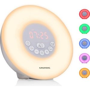 Grundig - Wake-Up Light - Wekkerradio - Zwart - LED - FM-Radiofunctie