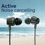 Grundig - Oortjes met Draad - In-Ear - Zwart - USB C - 120cm Kablengte