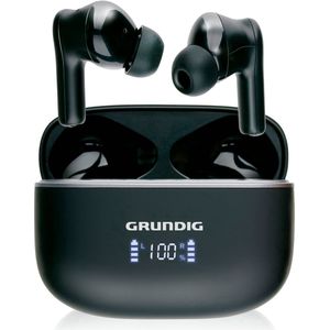 Grundig - Draadloze Oordopjes - Bluetooth - Noise Cancelling - Oplaadcase met LED-Display