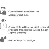 Alpina - Slimme Watermelder - Lekdetectie - IP66 Waterdicht - 90 m Detectiebereik