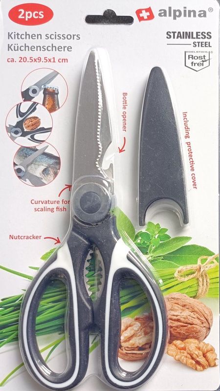 RVS Keukenschaar - Multi-functioneel - 3 in 1 schaar