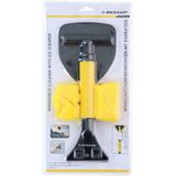 Dunlop IJskrabber met trekker - Telescopische Paal 32 tot 49 CM - Zachte Grip - Incl. 2 Microvezeldoekjes