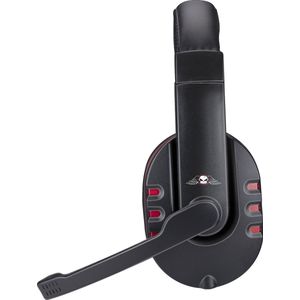 No Fear - Gaming Headset - Zwart/Rood - 1.5 M Kabel - 40 MM Drivers - Opvouwbare Microfoon