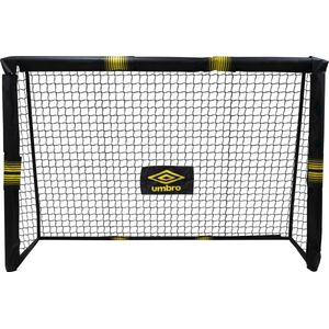 Umbro Voetbaldoel - 180 x 120 x 60cm - Voetbalgoal Groot - Metaal - Zwart/Geel