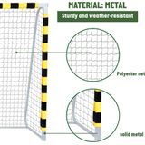 Umbro Voetbaldoel - 300 x 200 x 90cm - Voetbalgoal Groot - Metaal - Zwart/Geel