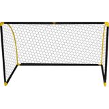 Umbro Voetbaldoel - 180 x 91 x 120cm - Voetbalgoal Opvouwbaar - Zwart/Geel