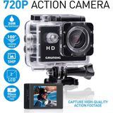 Grundig - Action Camera - HD 720p - Waterdicht tot 30 Meter - 100° Groothoeklens