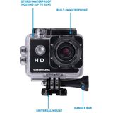 Grundig - Action Camera - HD 720p - Waterdicht tot 30 Meter - 100° Groothoeklens