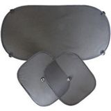 Zonnescherm auto 3 stuks - ramen en achterraam - UV- bescherming - zonwering