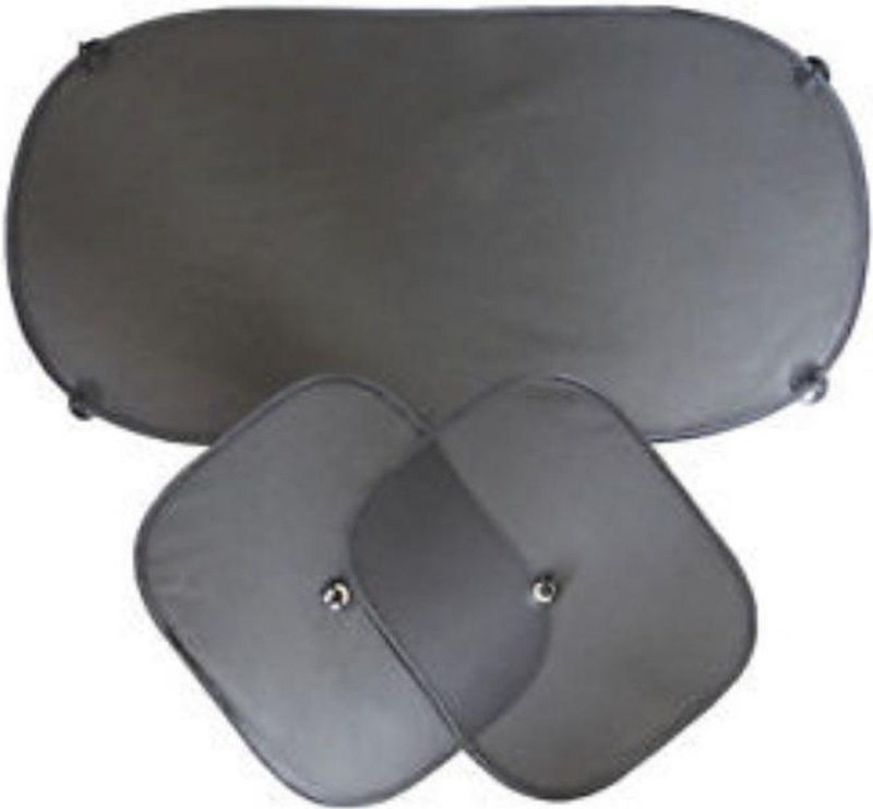 Zonnescherm auto 3 stuks - ramen en achterraam - UV- bescherming - zonwering