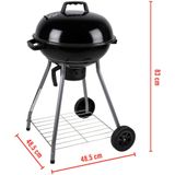 BBQ collection Barbecue - Kogelbarbecue - BBQ - met Deksel - Ø 45 cm - Houtskool