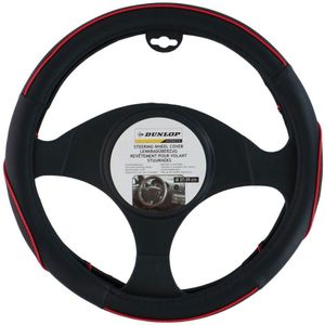 Dunlop - Universele Stuurhoes - Zwart/Rood - Pu