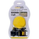 Dunlop - Spanband met Ratel - Geel - Polyester - 5M