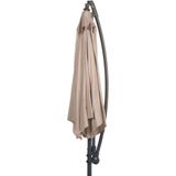 Lifetime Garden Zweefparasol - Parasol - 300 x 300 x 245 CM - Verstelbaar - Taupe