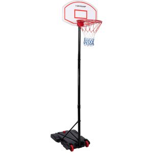 Dunlop Basketbalpaal - Basketbalstandaard - 165-205cm Verstelbaar- Basketbalring met Standaard