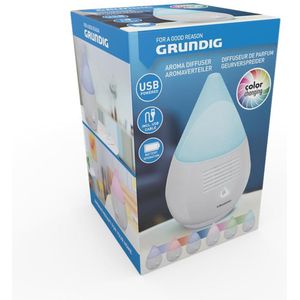 Grundig Geurverspreider kleurveranderend 11x11x17,5cm multi Kunststof Grundig Aromadiffuser