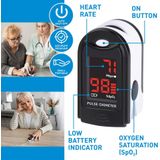 Grundig Saturatiemeter - Zuurstofmeter Vinger - Bloeddrukmeter - Vanaf 4 Jaar