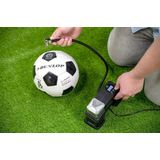 Dunlop Digitale Luchtcompressor - Bandenpomp 150PSI/10Bar - Incl. 3 Opzetstukken - Digitaal LED Display - Zwart