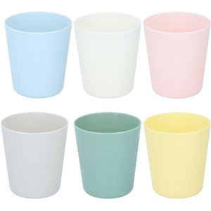 Alpina - Gekleurde Bekerset - Kinderbeker - 6 stuks - 230ml