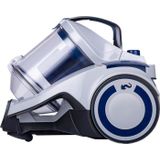 Dirt Devil Stofzuiger zonder Zak DD2504 - Vacuum Cleaner 700W HEPA 12 Filter - Cycloonstofzuiger met Combiborstel, Parketborstel en Kierenzuigmond - Stofopvangbak 2,7 L - Wit
