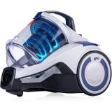 Dirt Devil Stofzuiger zonder Zak DD2504 - Vacuum Cleaner 700W HEPA 12 Filter - Cycloonstofzuiger met Combiborstel, Parketborstel en Kierenzuigmond - Stofopvangbak 2,7 L - Wit