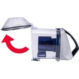 Dirt Devil Stofzuiger zonder Zak DD2504 - Vacuum Cleaner 700W HEPA 12 Filter - Cycloonstofzuiger met Combiborstel, Parketborstel en Kierenzuigmond - Stofopvangbak 2,7 L - Wit