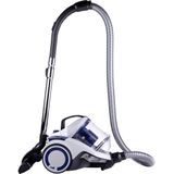 Dirt Devil Stofzuiger zonder Zak DD2504 - Vacuum Cleaner 700W HEPA 12 Filter - Cycloonstofzuiger met Combiborstel, Parketborstel en Kierenzuigmond - Stofopvangbak 2,7 L - Wit