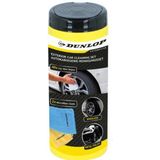 Dunlop - Autoreinigingsset - 3-delig - Microvezeldoeken en Vochtige Doekjes