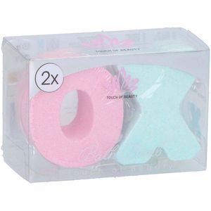 Badbruisbom - 2st - Roze Groen - Set van 2