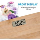 Grundig - Digitale Personen Weegschaal - Bamboe - Tot 180kg
