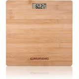 Grundig - Digitale Personen Weegschaal - Bamboe - Tot 180kg