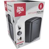 Dirt Devil Pedaalemmer 3 Liter - Prullenbak - RVS - Zwart
