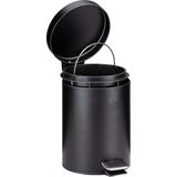 Dirt Devil Pedaalemmer 3 Liter - Prullenbak - RVS - Zwart