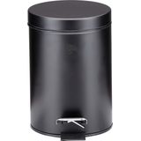 Dirt Devil Pedaalemmer 3 Liter - Prullenbak - RVS - Zwart