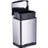 Dirt Devil Pedaalemmer 12 Liter - Prullenbak Badkamer - RVS - Zilver