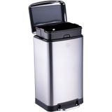 Dirt Devil Pedaalemmer 30 Liter - Prullenbak - RVS - Zilver