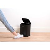 Dirt Devil Pedaalemmer 6 Liter - Prullenbak Badkamer - RVS - Zwart