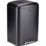 Dirt Devil Pedaalemmer 12 Liter - Prullenbak Badkamer - RVS - Zwart