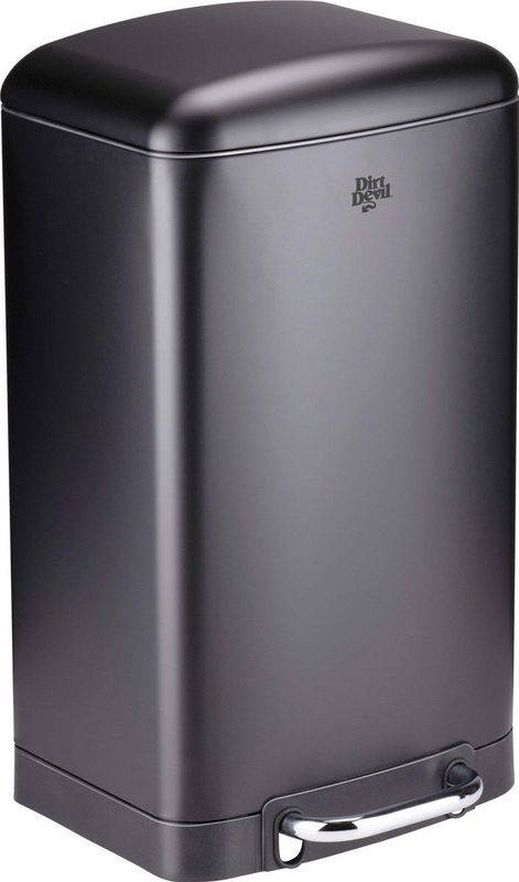 Dirt Devil Pedaalemmer 20L - Prullenbak - RVS - Zwart
