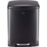 Dirt Devil Pedaalemmer - Prullenbak Afvalscheiding - 2x 12L - Zwart