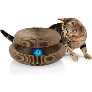 maxxpro Kattenspeelgoed - Krabkarton - Catnip - Speelbal