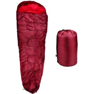 Camp Active Mummy Slaapzak - Zomerslaapzak voor 5°C tot 10°C - 210 x 80 cm - Rood