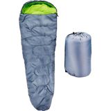Camp Active Mummy Slaapzak - Zomerslaapzak voor 5°C tot 10°C - 210 x 80 cm - Grijs/Geel