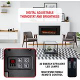 Classic Fire Sfeerhaard Vancouver AJ145-2000 Watt - LED - met Afstandsbediening