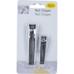 Nagelknippers - RVS - Set van Twee - Groot en Klein