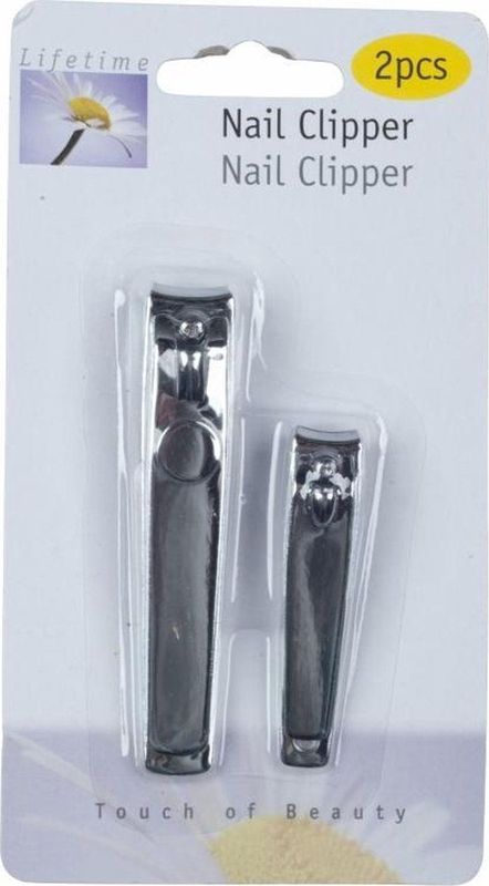 Nagelknippers - RVS - Set van Twee - Groot en Klein