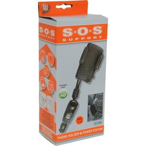 All Ride - Telefoonhouder en Oplader - Autohouder - 12/24 Volt - 3 USB Poorten